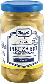 Pieczarki marynowane w oleju