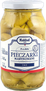 Pieczarki marynowane całe